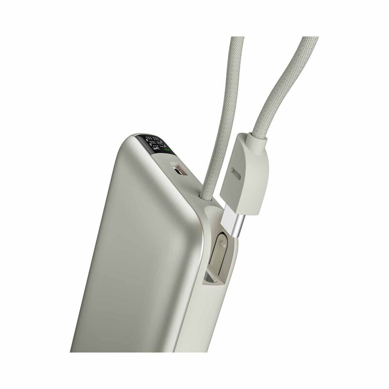 BAZIC Gopower Fusion Mag 10k, Magsafe Powerbank With Built-in Usb-c Cable - Pebble FUS-MAG10K-PEB-image 4