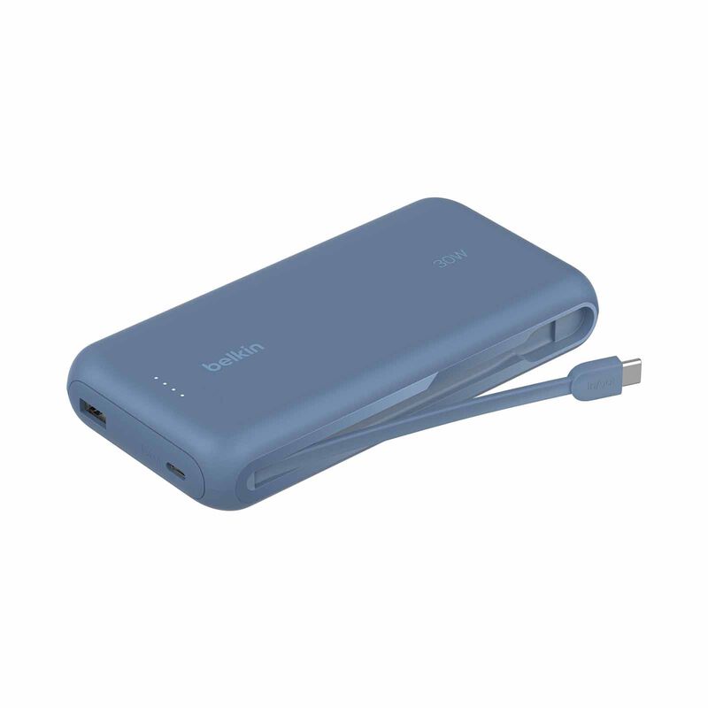 BELKIN Powerbank 20k With Integrated Cable Blue BPB024FQBL-image 4