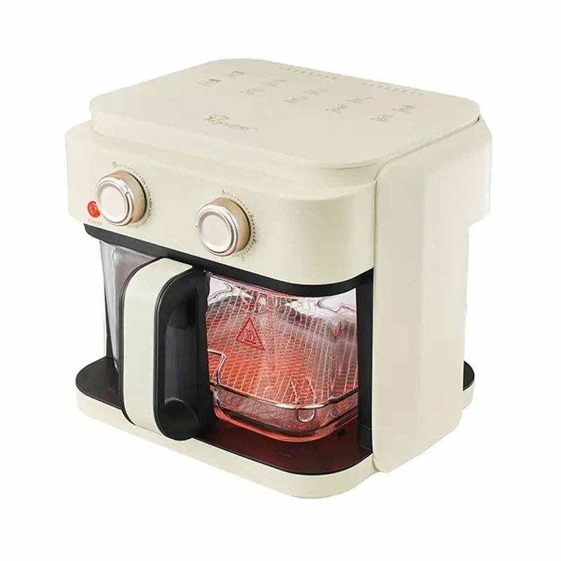 LA GOURMET Glass Air Fryer (5.5l) - Cream LGELAF435750-image 3