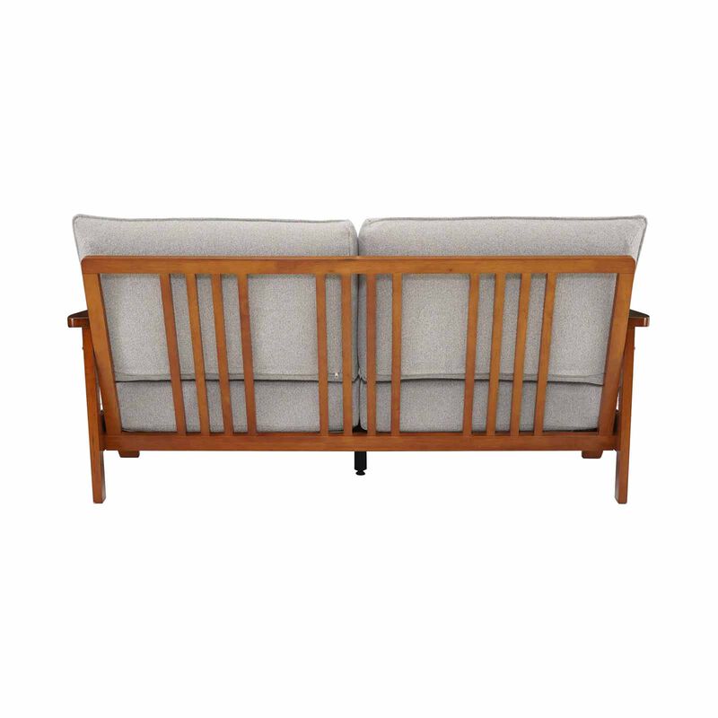 3 Seater Sofa (fab) Silver Fabric Sofa NEW KAMIYAH-image 5