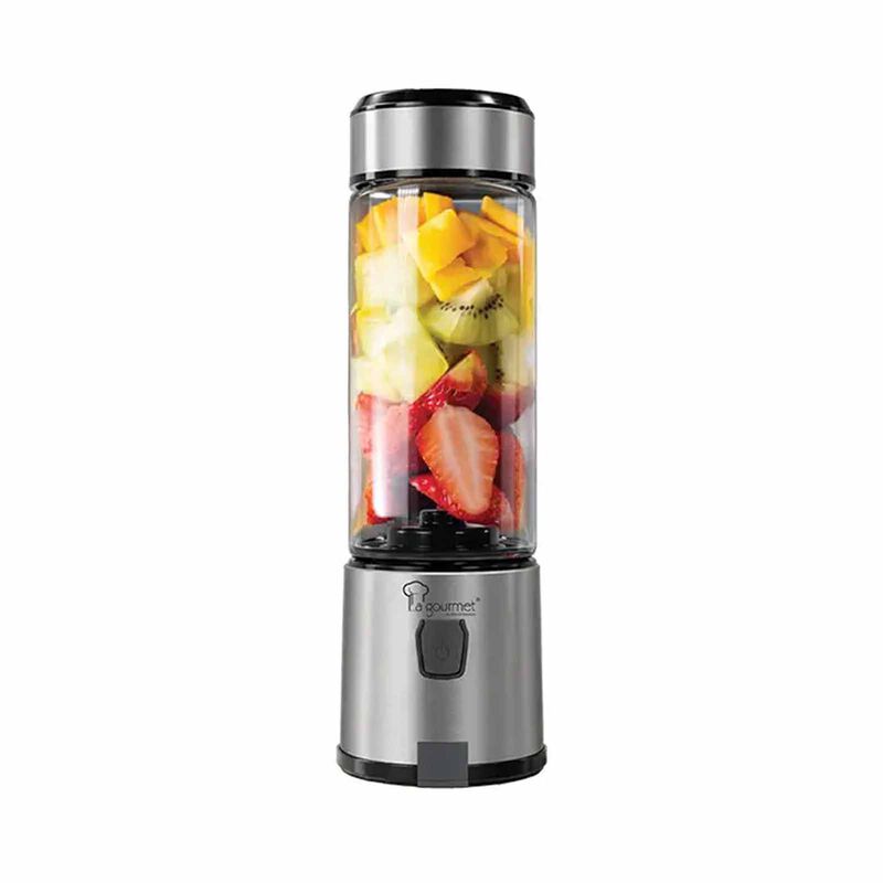 LA GOURMET Portable Usb Glass Blender (450ml) LGELGB437976-image null