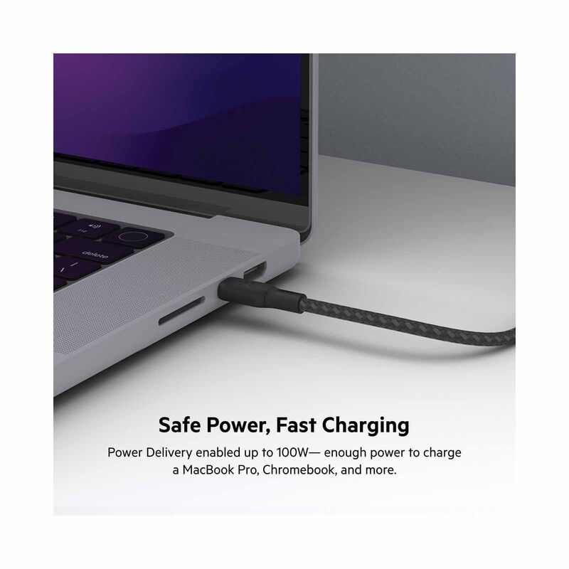 BELKIN Boostcharge Usb-c To Usb-c Cable 100w 3m Black CAB014BT3MBK-image 4