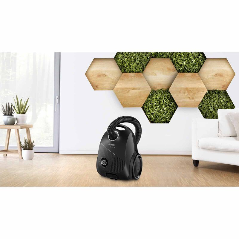 BOSCH Bagged Vacuum Cleaner (600w) - Black BGBS2BA1GB-image 2