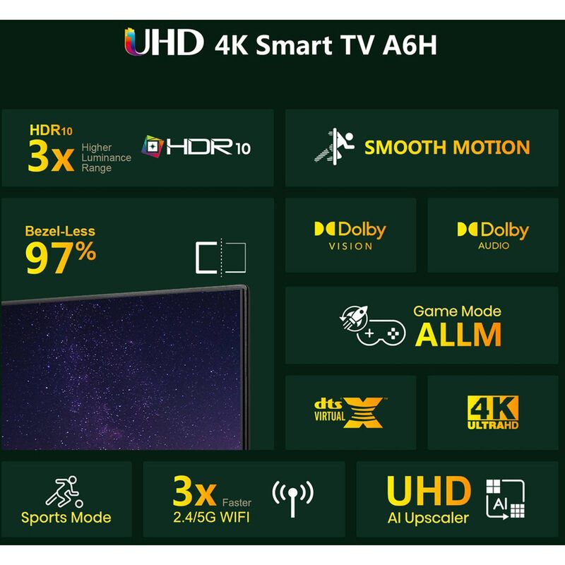HISENSE 55 In 4k Uhd Smart Tv HS55A6H-image 6