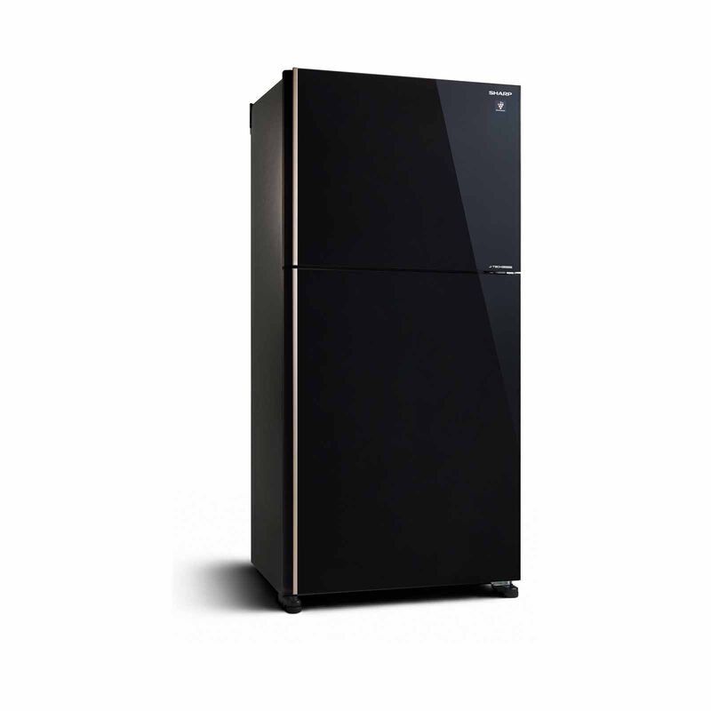 SHARP 2 Door Top Mount Fridge - Black (563l) SJ-PG55A-BK-image 2