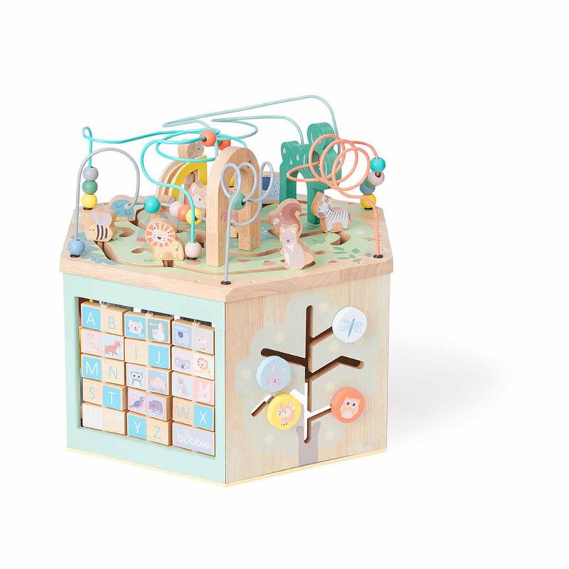 BUBBLE 7 In 1 Large Wooden Activity Centre BU5008-image 1