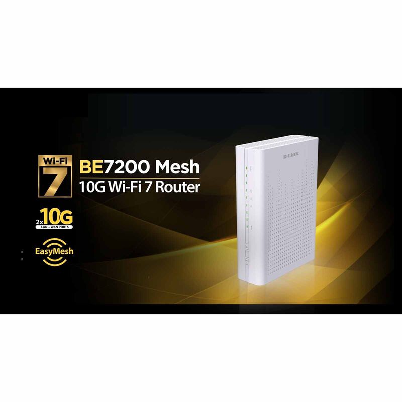 DLINK Wi-fi 7 Dual Band 10g Mesh Router DPN-BE7212GR-image 12
