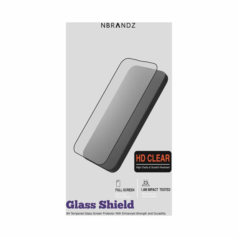 N.BRANDZ Full Cover Hd Gls Protector For Iphone 17/16 Pro N-TG-IP17FULL63-image 3