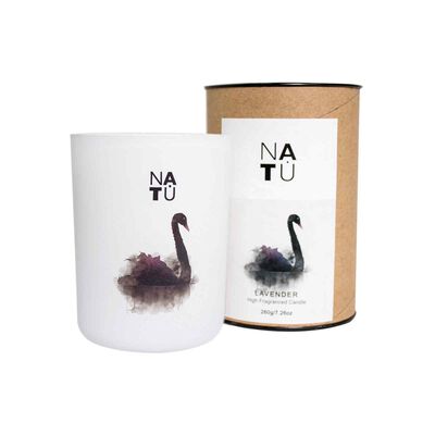 HOUZE Natu - Soy Wax Scented Candle 260g (lavender) LS-9602-LAVENDER