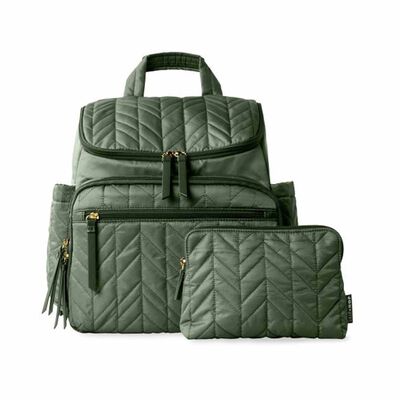 SKIP HOP Forma Nappy Backpack - Dark Sage SH9P440710