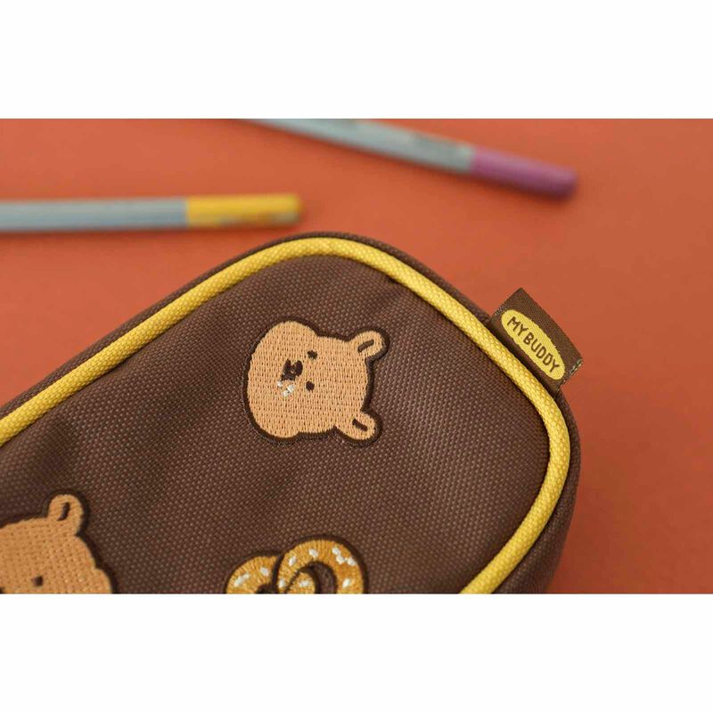 DAILYLIKE Mybuddy Pencil Pouch Pretzel-image 11