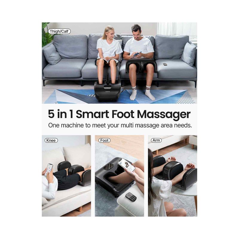 RENPHO Smart Foot And Calf Massager R-D002RS - BK-image 3