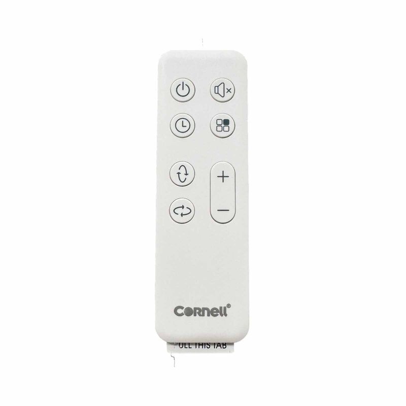 CORNELL 12 In Dc Circulation Stand Fan W/remote Control CFDC12WH-image 4