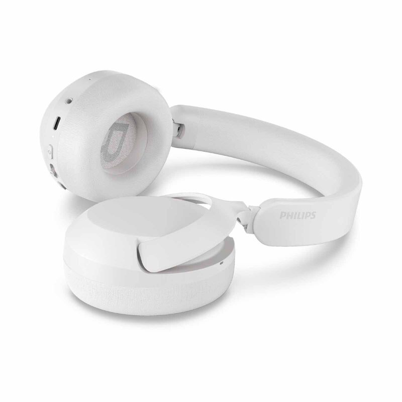 PHILIPS Wireless On-ear, 40mm Driver, Anc, Bt6.0, 70h, Hi-res Audio, Ipx4 Splash TAH6000WT/97-image 8