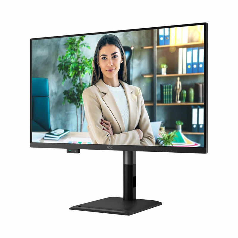 AOC 31.5in Ips Uhd 60hz Usb-c Pd96w With Adjustable Stand Monitor U32P4C-image 3
