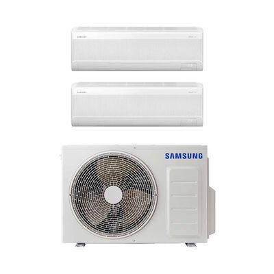 SAMSUNG Samsung System 2 Aircon 4.5kwh Cu (9000btu X 1, 12000btu X 1) AJ045DCJ2KF/SP +AJ009DBAPKF/SP +AJ012DBAPKF/SP