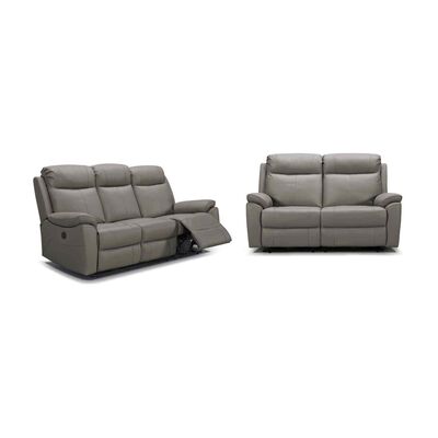 3rr-m+2rr-m Seater (fl) C13 Mto Full Leather Recliner Sofa Set DRESDEN