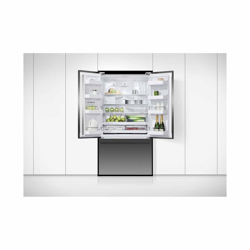 FISHER & P French Door Fridge With Ice & Water (536l) /( Black Stainless Steel ) RF610ADUSB7-image 6