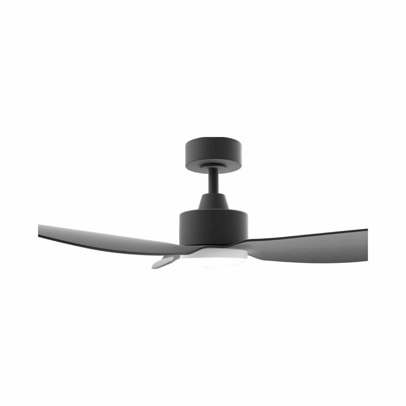 EUROPACE 46 In Dc Motor Ceiling Fan (down Rod) With Light - Black ECF46R - BLBL-image 4
