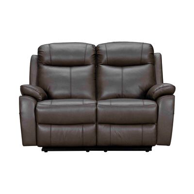 2rr-m Seater (fl) Dk Mocha Full Leather Recliner Sofa DRESDEN