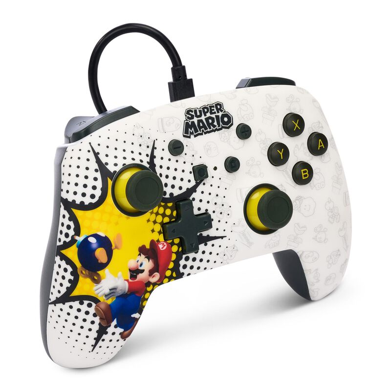 POWERA Nsw Enwired Controller Mario Bob-omb Blast NSGP0085-01-image 2