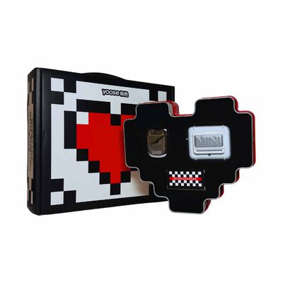 YOOSE Shaver - Silver Pixelated Love Box Limited Edition MINI SILVER