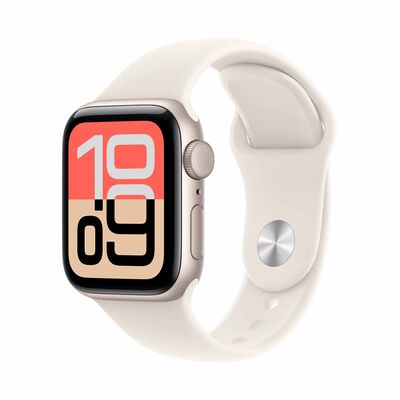 APPLE Watch Se 3 Gps 40mm Starlight Aluminium Case With Starlight Sport Band - M/l MEH54X/A
