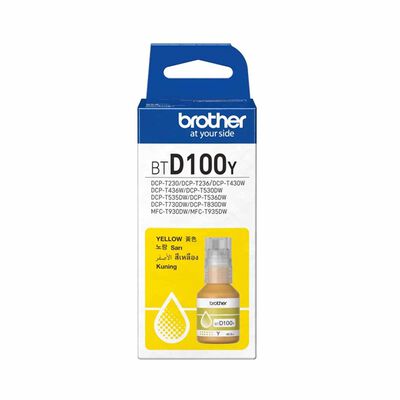 BROTHER Ink Bottle Yellow BTD100Y ASA