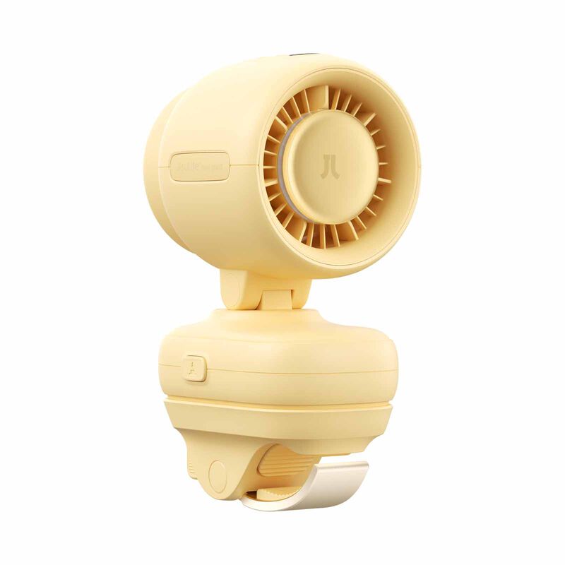 JISULIFE Stroller Fan Life4-clip-5000mah-yellow FSL04R-A0108001-image 2
