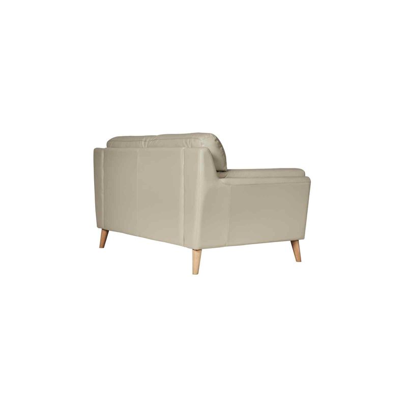 SOLOTTI 2 Seater (hl) Silver Half Leather Sofa TATIANA-image 4