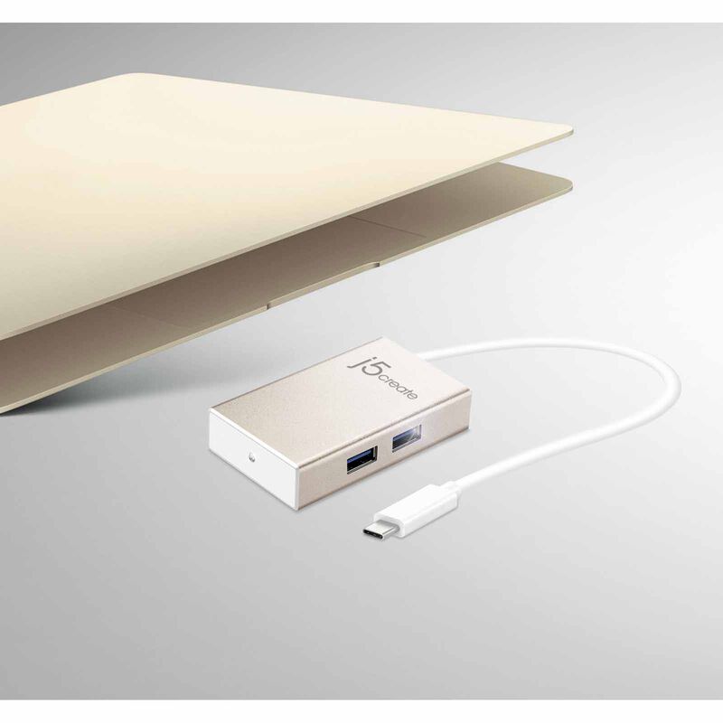 J5CREATE Type-c To 4-port/4a Usb3.0 Hub JCH343-image 2
