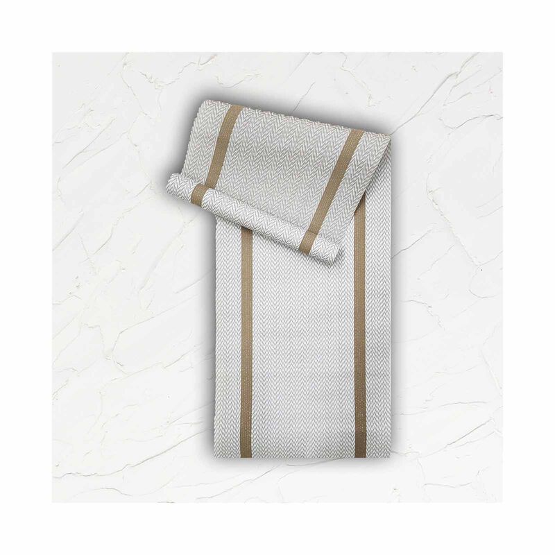 RAPEE Scroll Tablerunner Beige (online) SCROLTRBEI-image 2