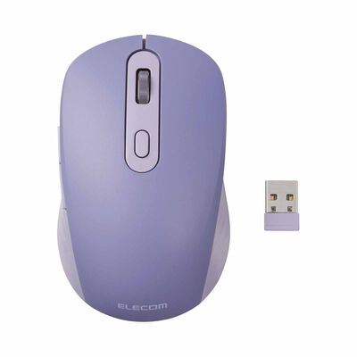 ELECOM 6 Btn Dual Mode Bt & Wless Rechargable Silent Mouse - Blue M-MY35MBSBU-G