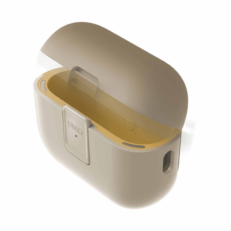 UNIQ Clyde Airpods Pro 2nd Gen Lock Case - Ivory (ivory/canary Yellow) UNIQ-AIRPODSPRO2-CLYIVYCYEL-image 2