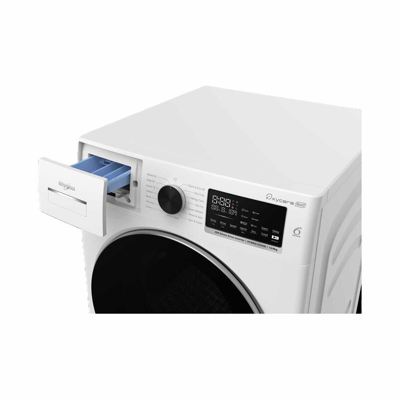 WHIRLPOOL Front Load Washer/dryer Combo - Glacier White (13kg/8kg) WWHD13802GW-image 4
