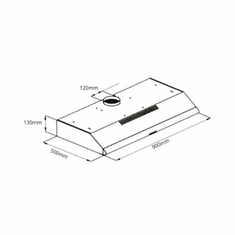UNO Slim Hood (90cm) (exclude Installation) UP1090C-image 2