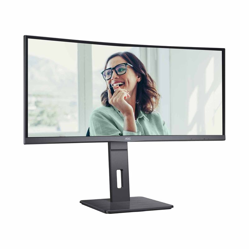 AOC 34in Wqhd Va Cuvred Usb-c Docking Monitor CU34P3CV-image 5