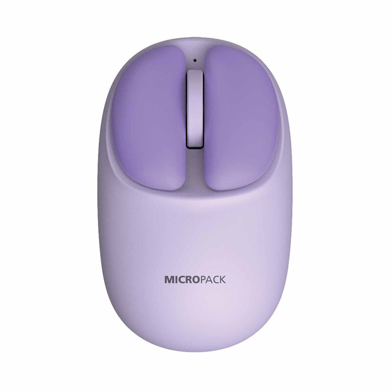 MICROPACK Lifestyle 2.4g + Bluetooth Wireless Mouse - Purple ML-202W-PL-image 1