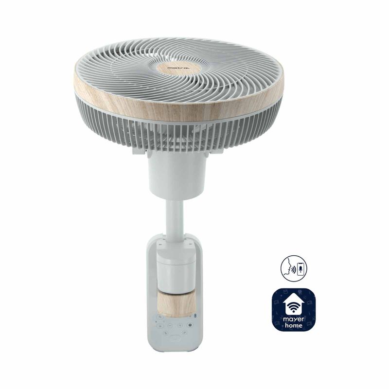 MISTRAL 12 In Dc Wall Fan With Wifi & Remote Control MWF1212DRW-G-image 2