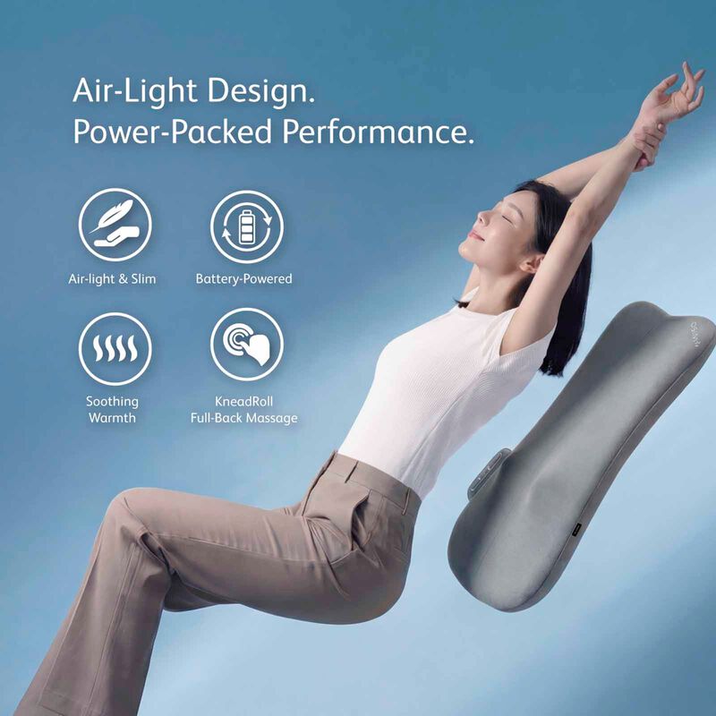 OSIM Upebble Foot Reflexology Massager + Uergoh Air Neck & Back Massage Pad OS-3261 + OS2262-image 12
