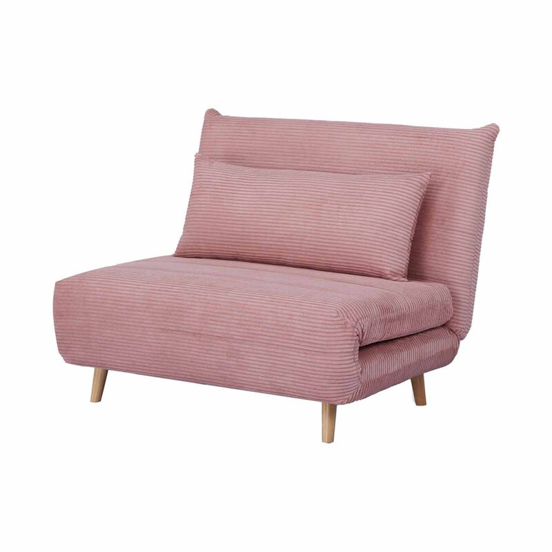 Single Sofa Bed Pink KIENNA-image 10