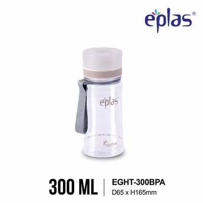EPLAS Eplas Eght-300bpa (300ml) Clear Bottles - Beige EGHT-300 - BEIGE