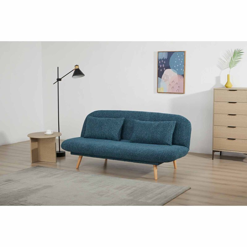 Sofa Bed Blue GIADA-image 2