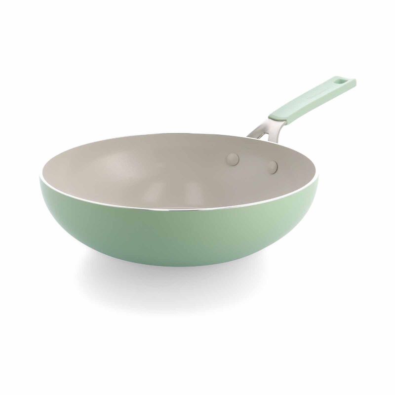 KITCHENAID Aluminium 28cm Open Wok - Pistacho KAAM081383-image null