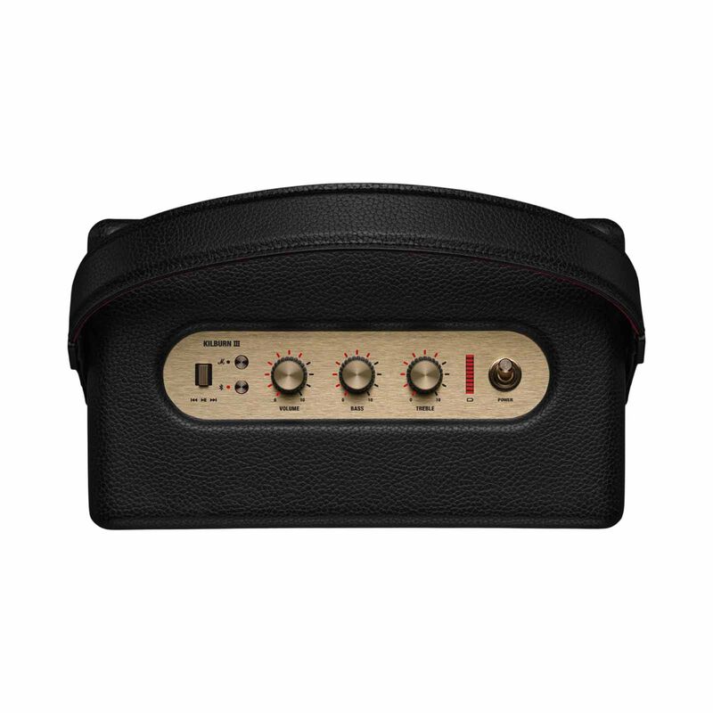 MARSHALL Portable Bluetooth Speaker KILBURN III (BLACK & BRASS)-image 3