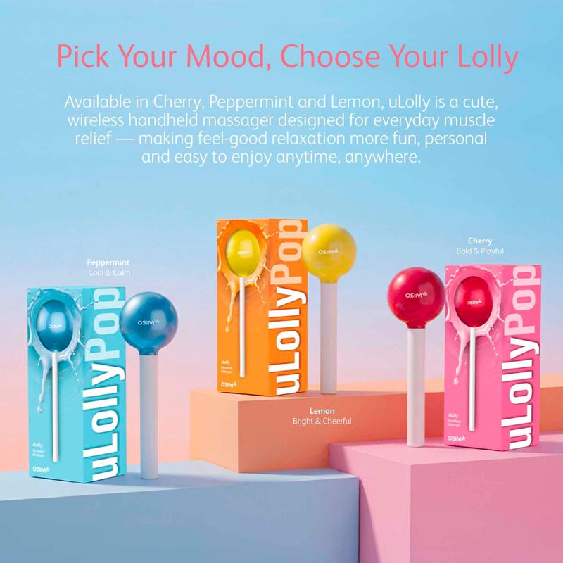 OSIM Ulolly Handheld Massager - Lemon OS-2264-YW-image 3