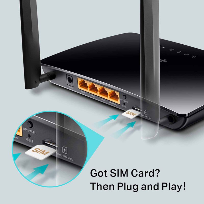 TP LINK Ac1200 Wireless Dual Band 4g Lte Router ARCHER MR402-image 7