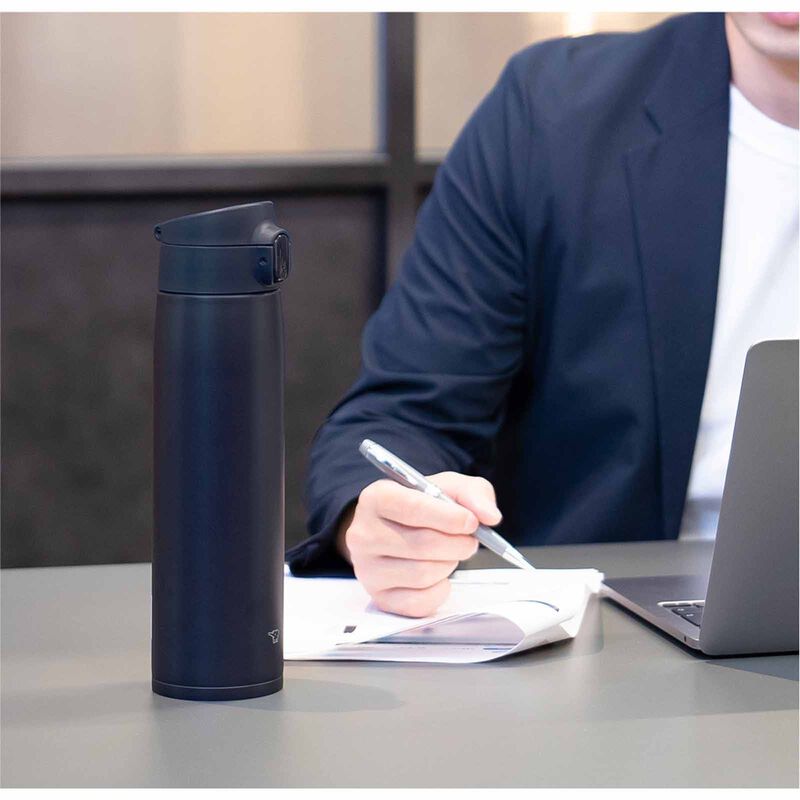 ZOJIRUSHI 0.72l One Touch Flip-open Bottle - Navy SM-VA72-AD-image 2