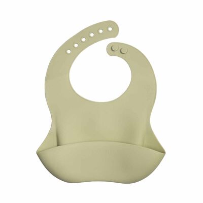 SNAPKIS Olive SIL BIB