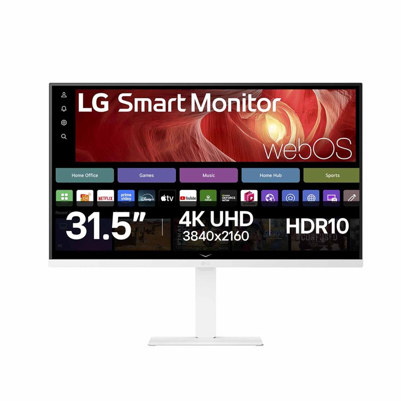LG 31.5in 4k Uhd Smart Monitor With Webos 32U720SA-W-image 1